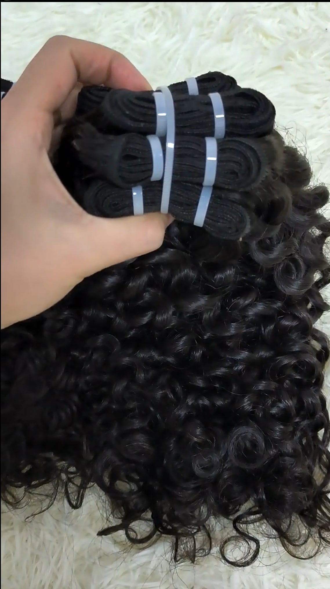 Cabelo Bras. Water Waves 145€- Toda a cabeça.